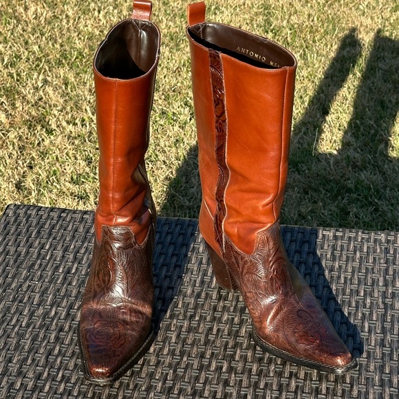 ANTONIO MELANI Shoes - Antonio Melani Brown Leather Boots